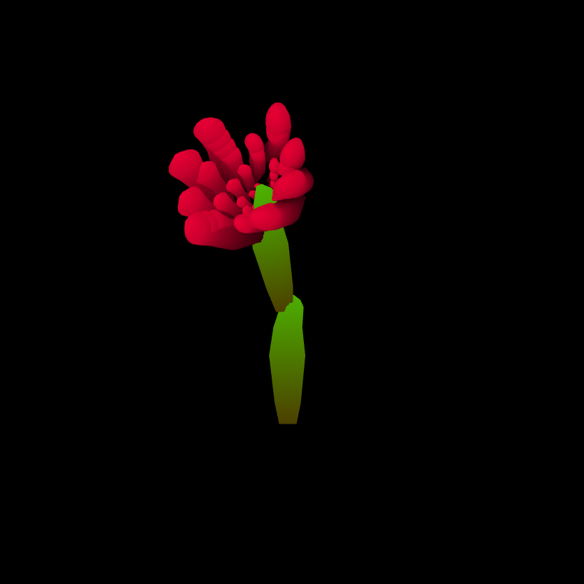 Flower made from scratch in OpenGL