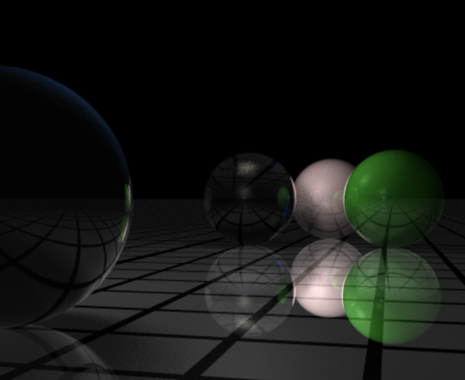 Ray tracing with refraction and area lights, from scratch in JavaScript